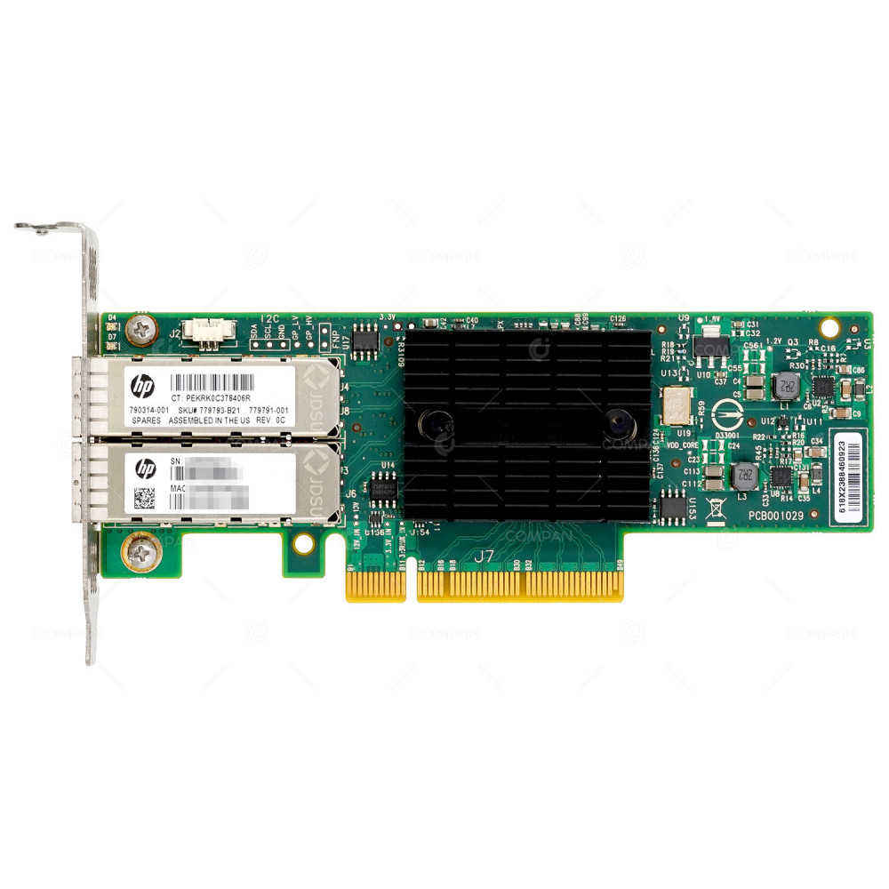 790314-001 LP HP MELLANOX CONNECTX-3 PRO 546SFP+ 10GB DUAL PORT NIC LOW PROFILE